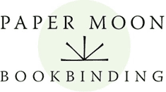 Paper Moon Bookbinding Logo
